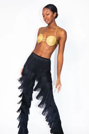 Life On The Run Black Pants