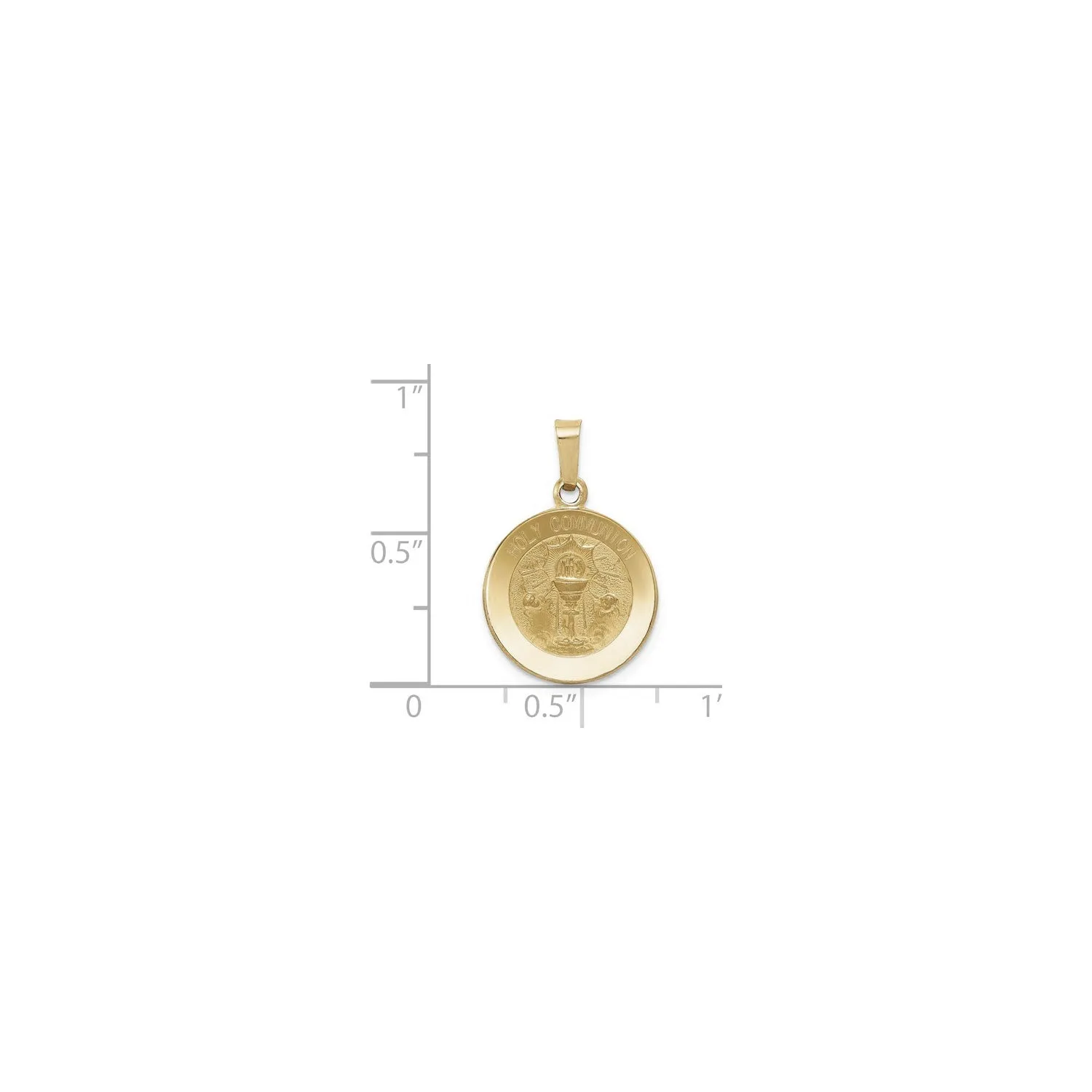 Lightweight Communion Engravable Pendant (14K)