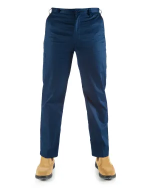 Lightweight Cotton Work Pants - Navy