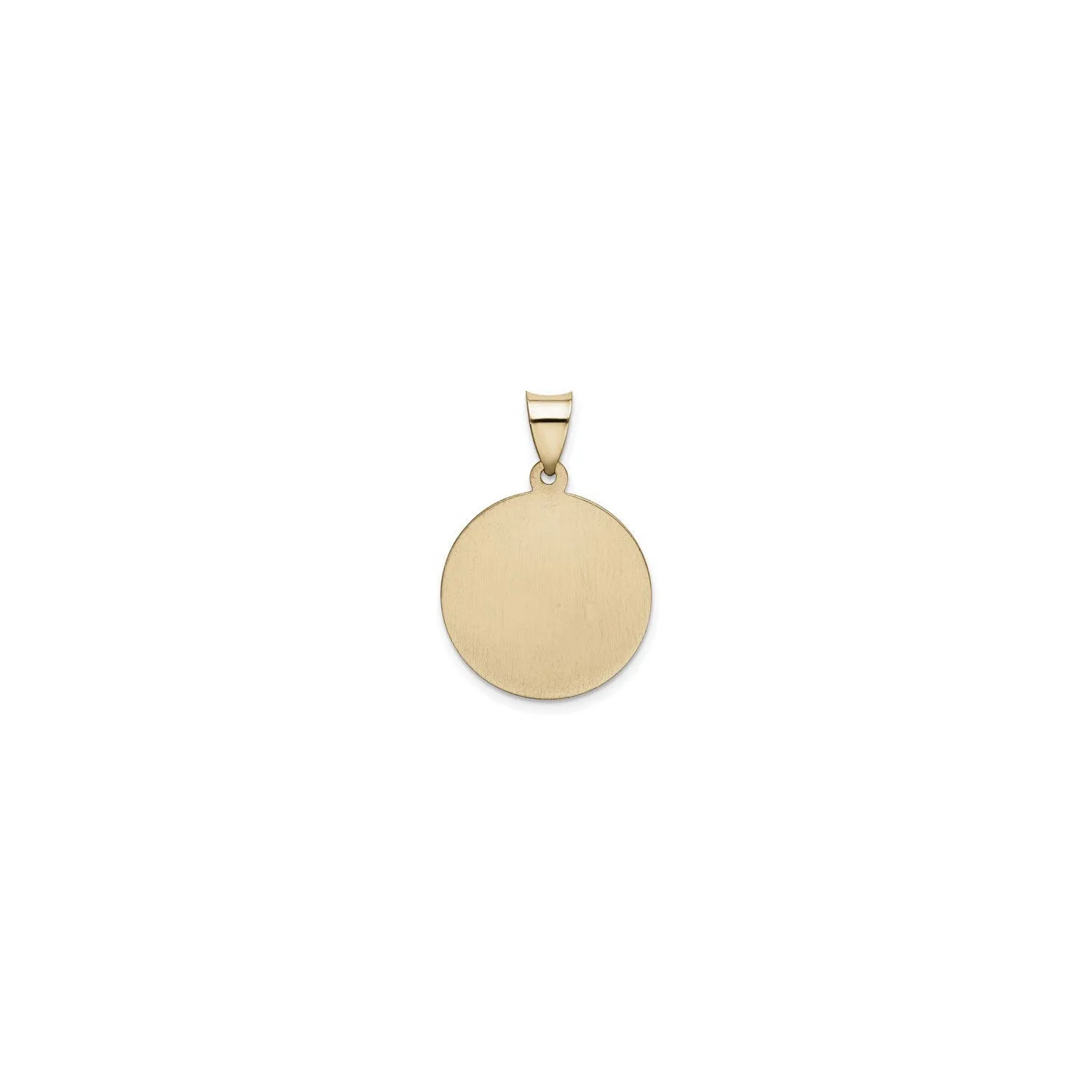 Lightweight First Communion Engravable Pendant (14K)