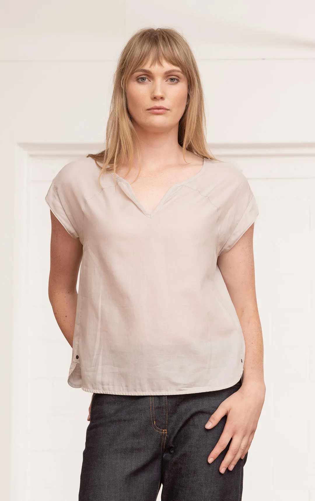 LIGHTWEIGHT ORGANIC COTTON TOP - CLEARANCE