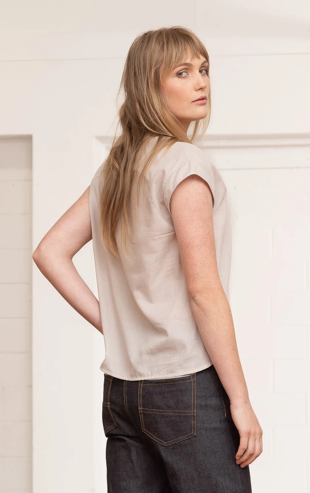 LIGHTWEIGHT ORGANIC COTTON TOP - CLEARANCE