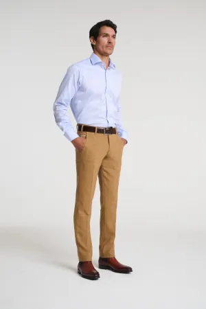 Linen Stretch Travel Pant - Mustard