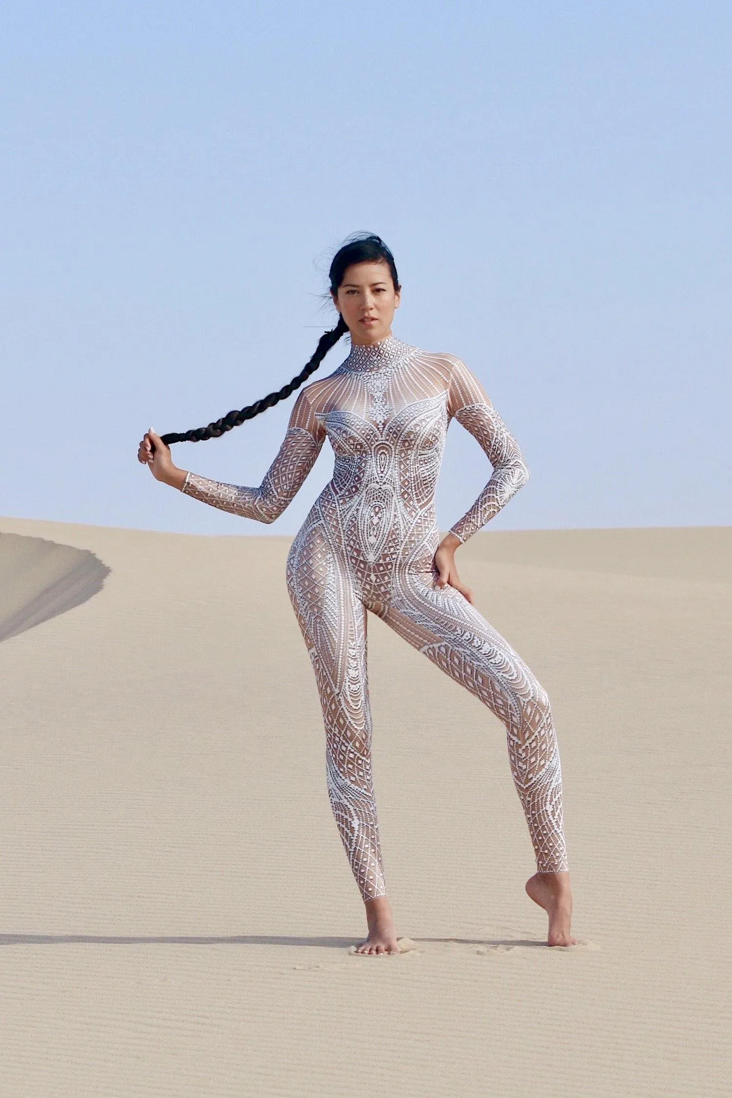 Lioness On The Rise  Cape   Catsuit