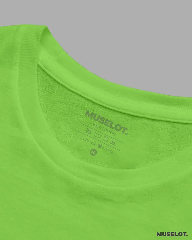 Liril green mens plain t shirts