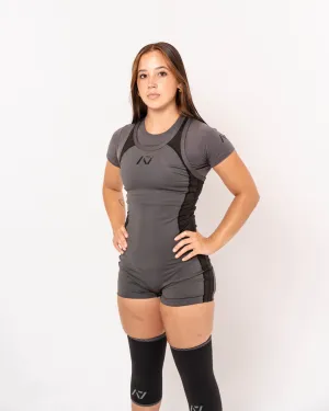 Luno Women's Singlet - IPF Approved - Shadow Stone Grey