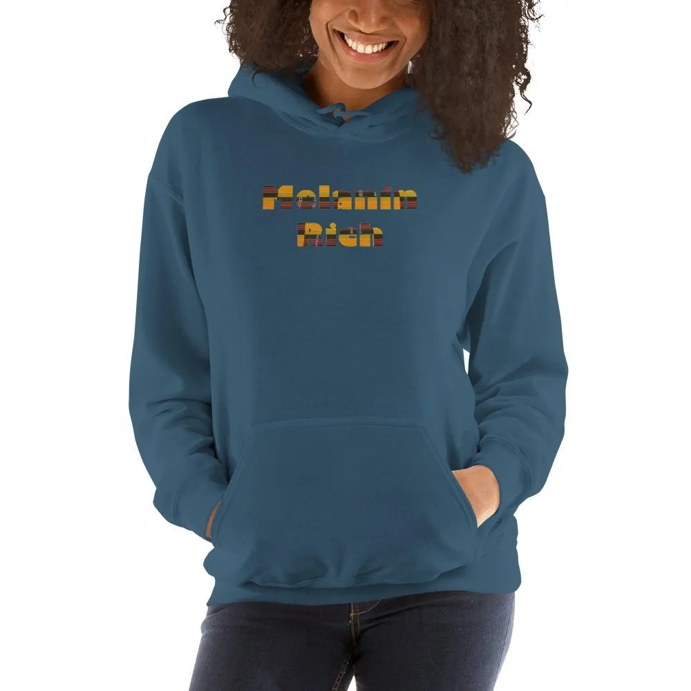 Melanin Rich African Print Unisex Hoodie