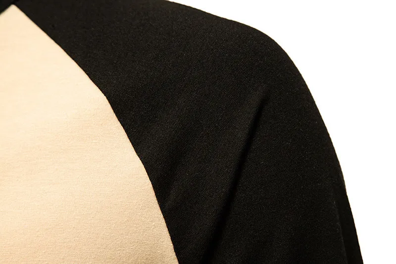 Men Crewneck Buttons Long Sleeves T-Shirt