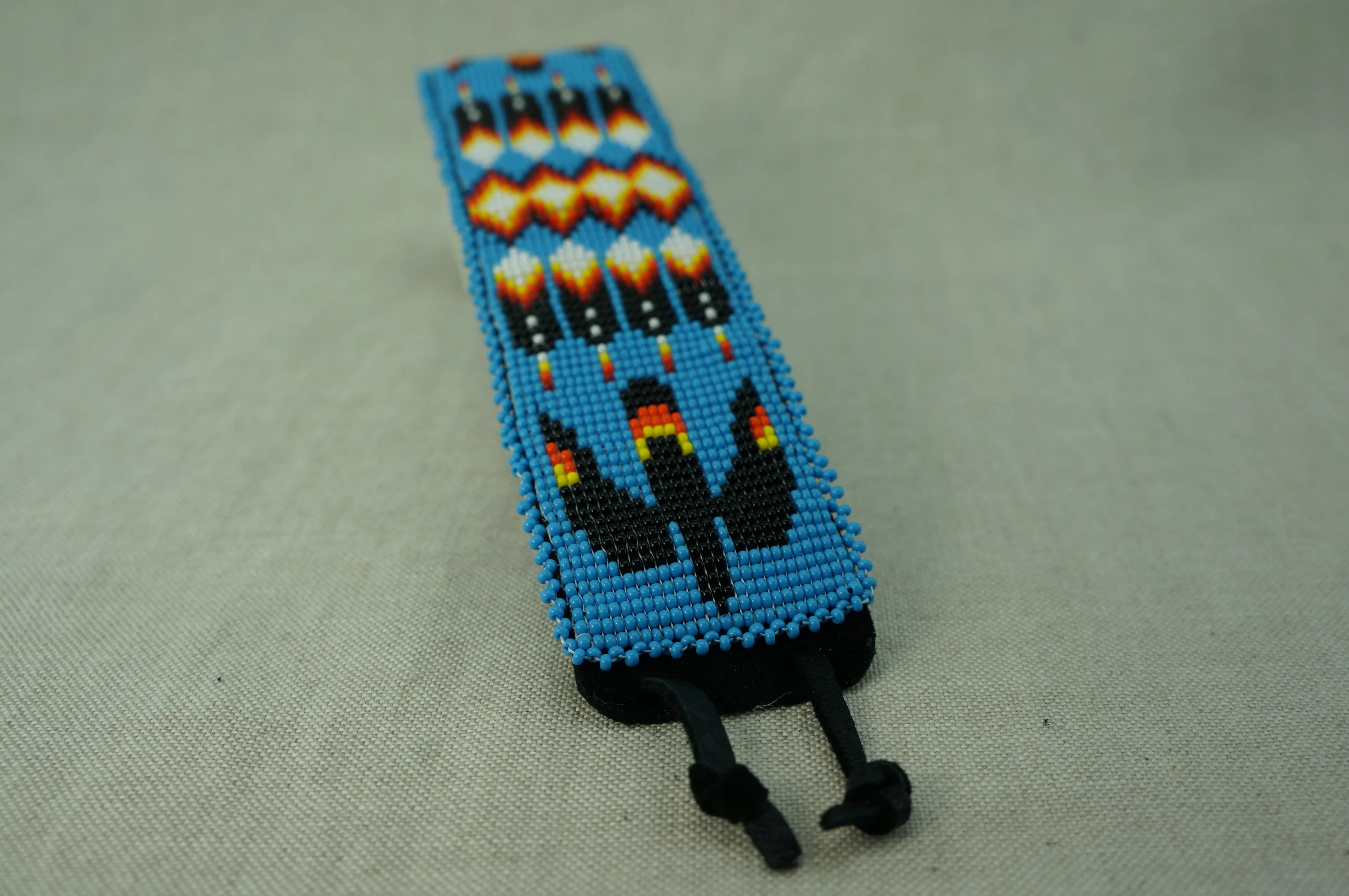 Men's Beaded Cuff Bracelet