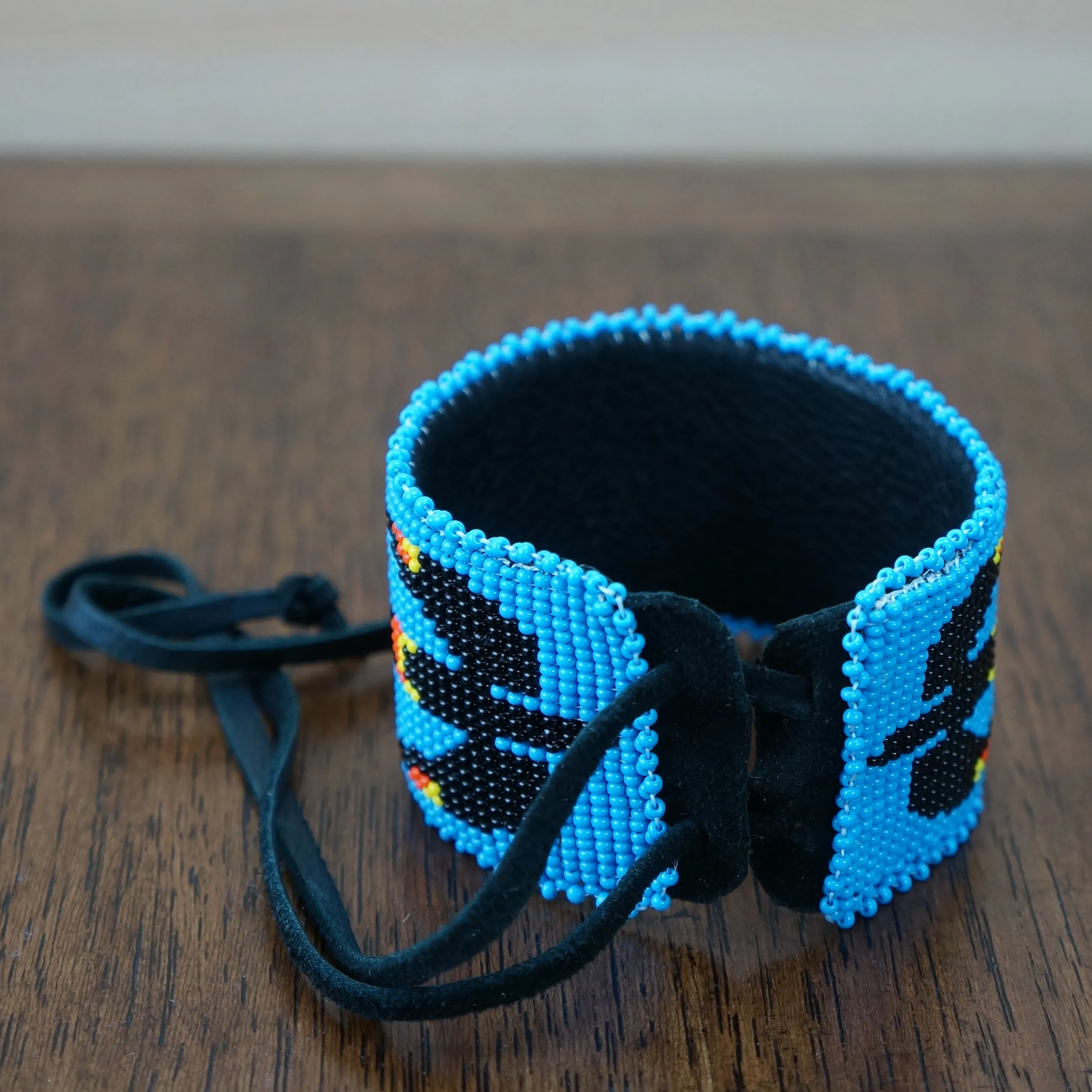 Men's Beaded Cuff Bracelet