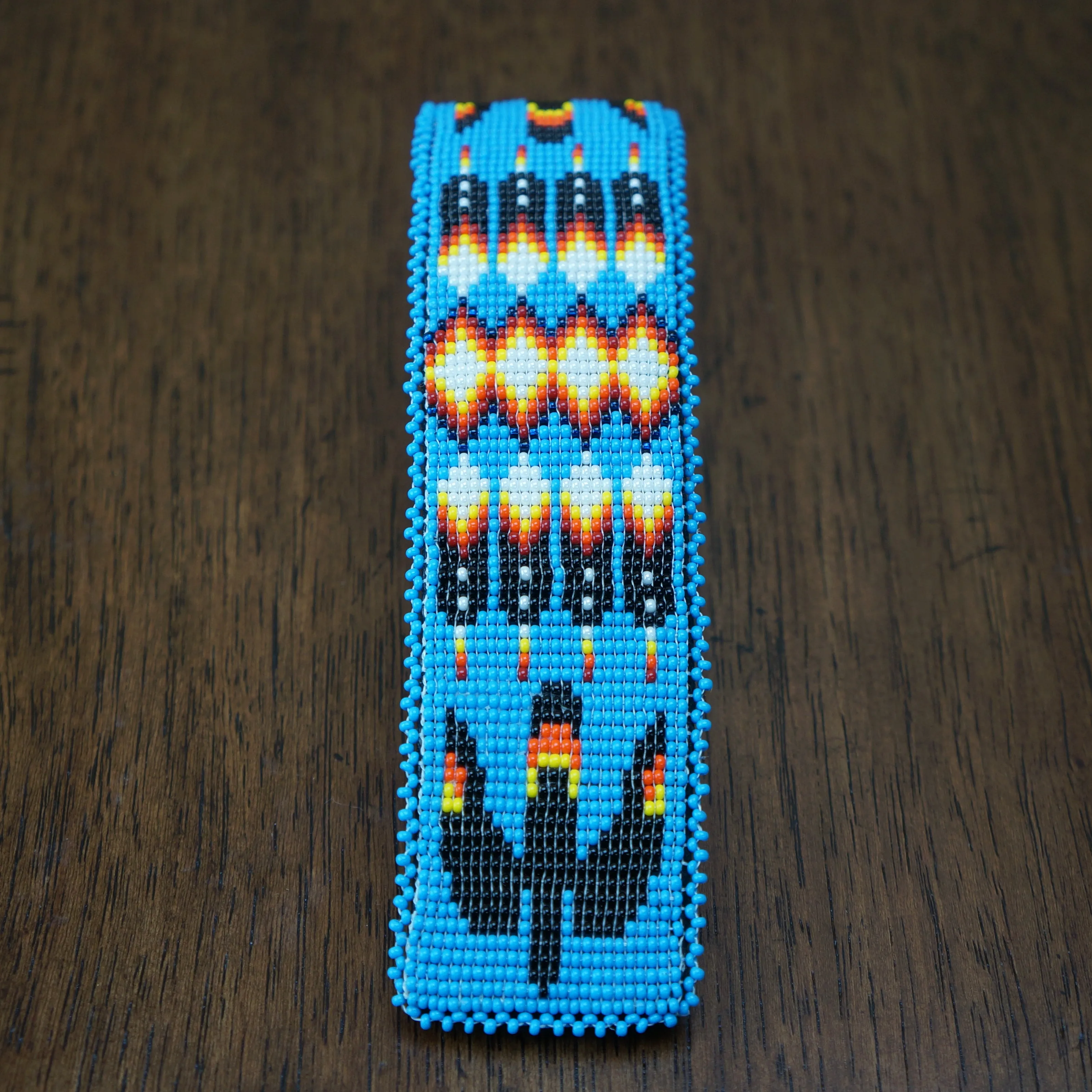 Men's Beaded Cuff Bracelet