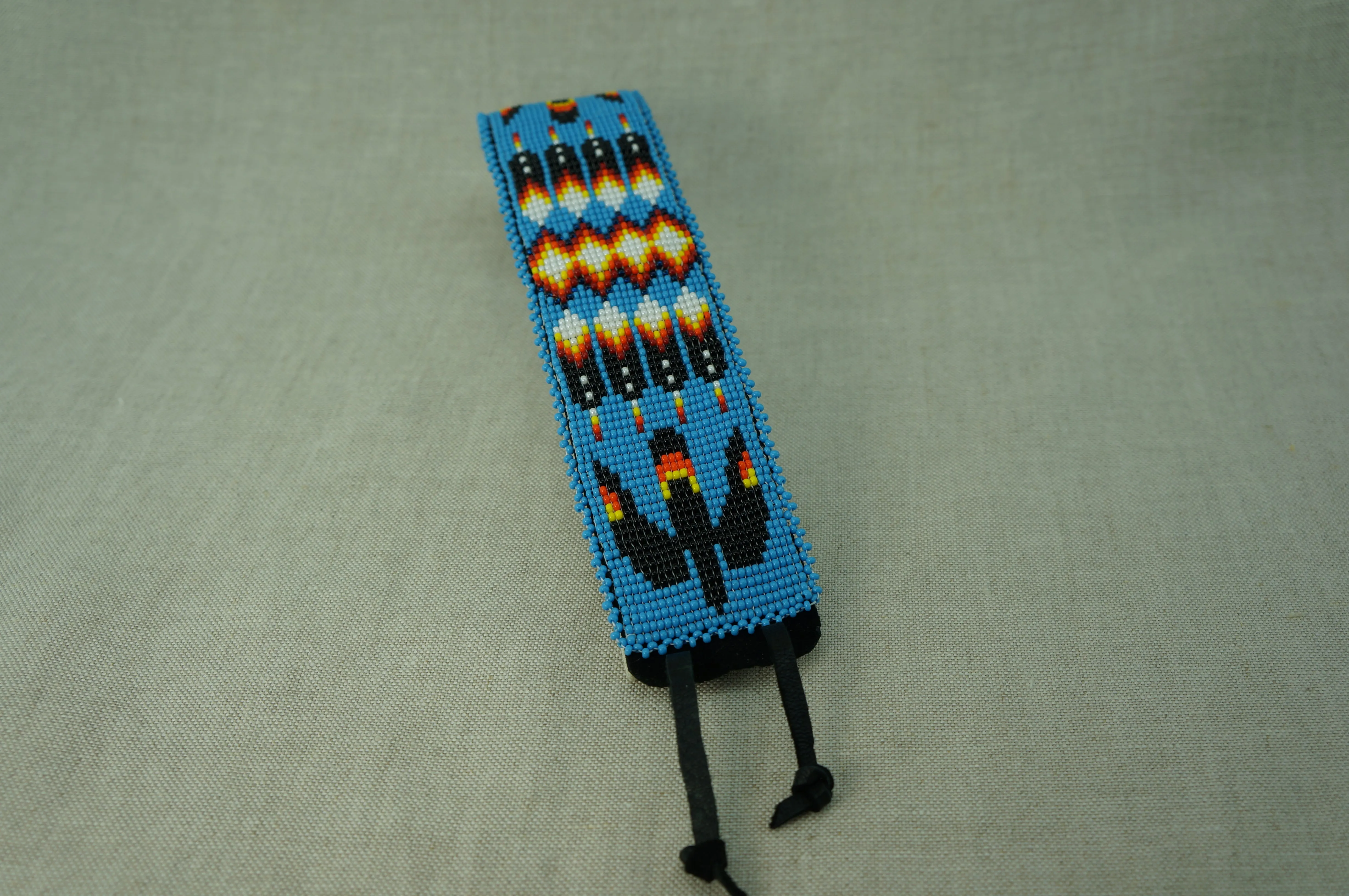 Men's Beaded Cuff Bracelet