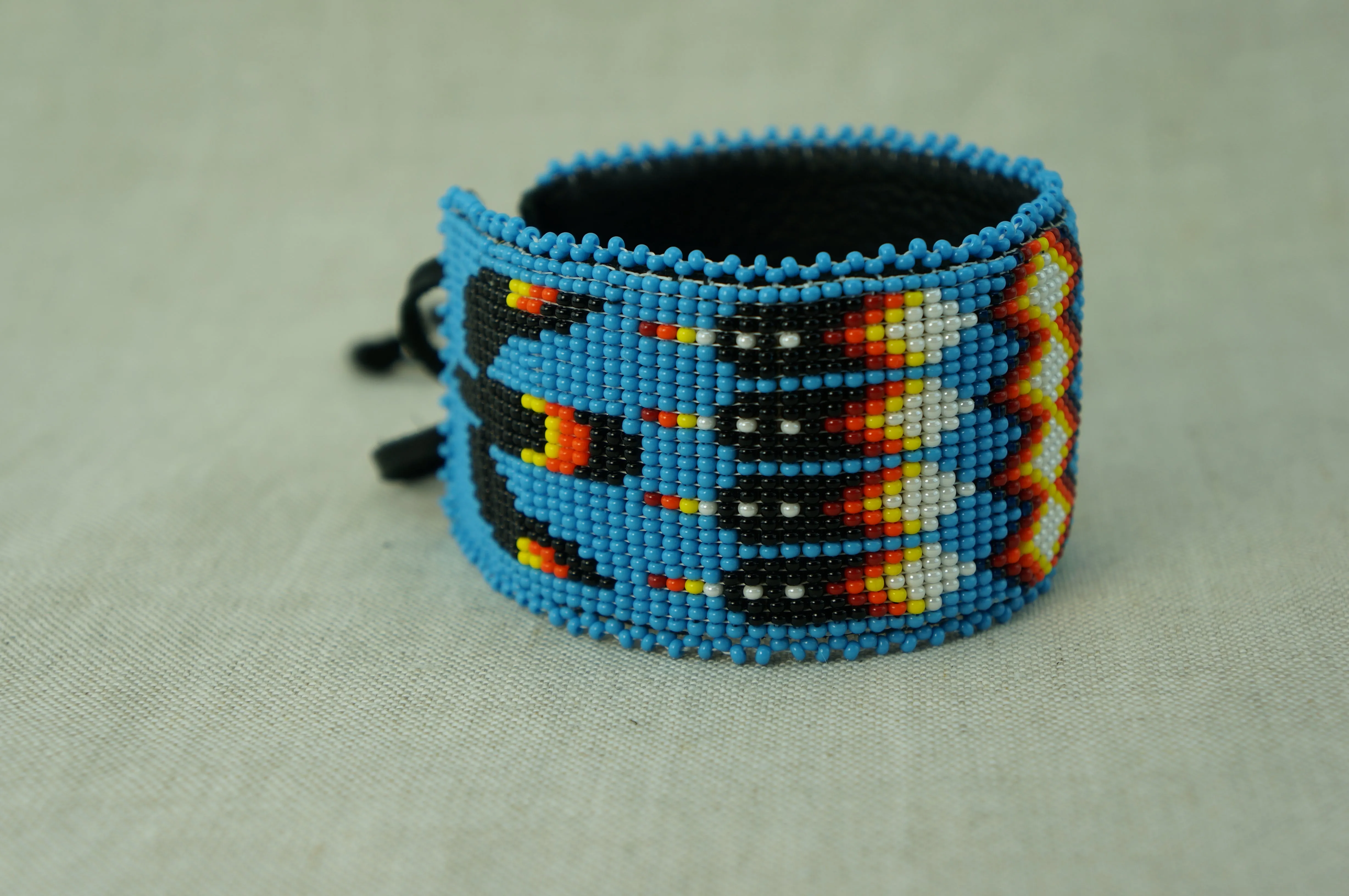 Men's Beaded Cuff Bracelet