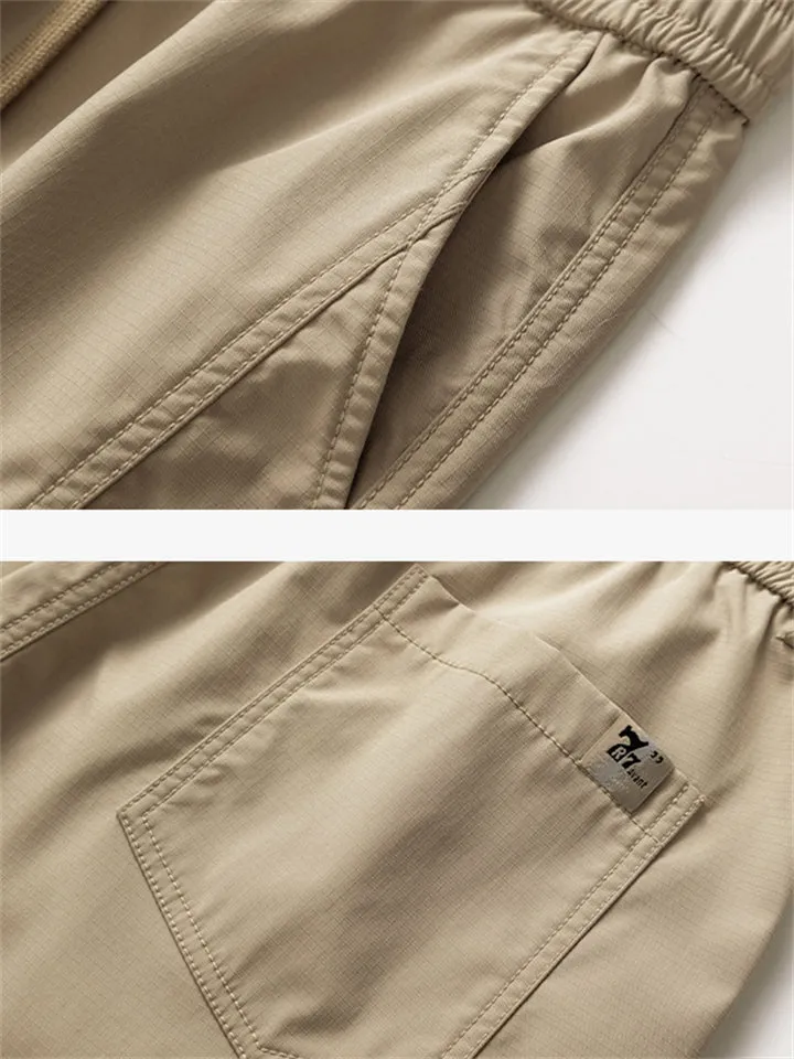 Men's Lightweight Summer Straight Leg Cargo Pants