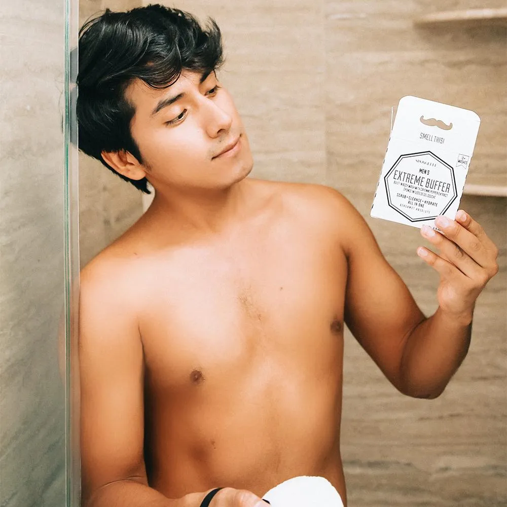 Men's Mini 12  Wash Bath Sponge