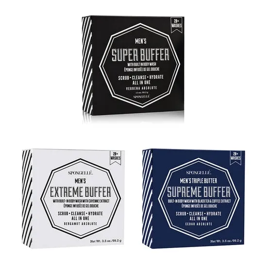 Men's Mini 12  Wash Bath Sponge