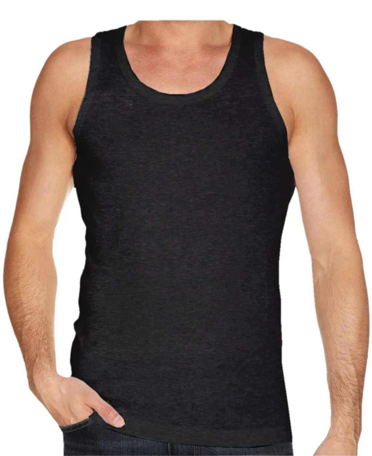 Mens Plain Vest Tank Top