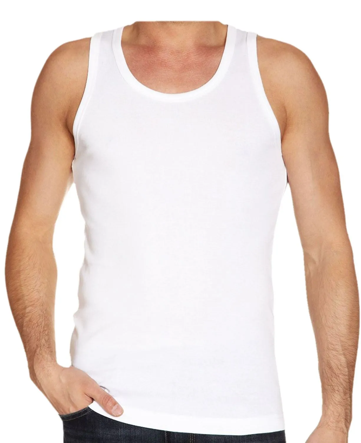 Mens Plain Vest Tank Top