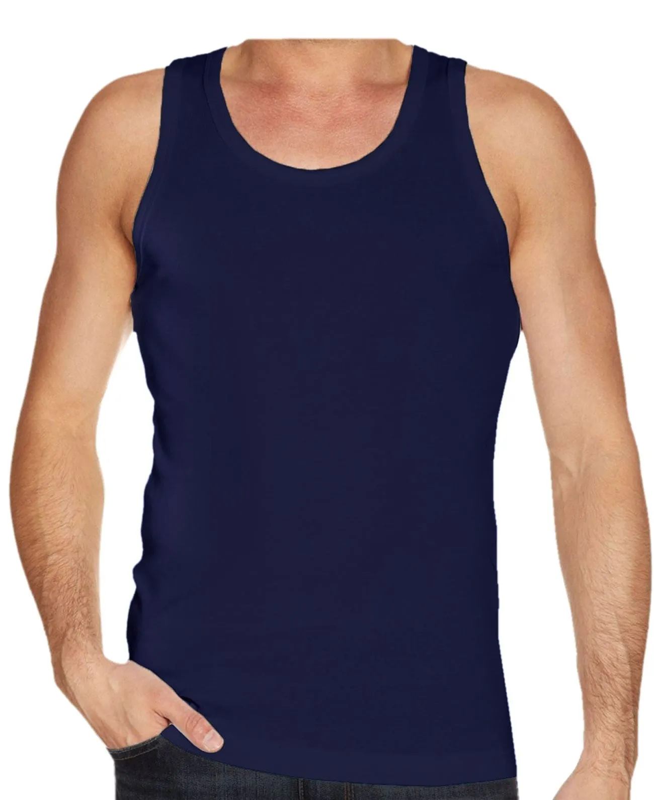 Mens Plain Vest Tank Top