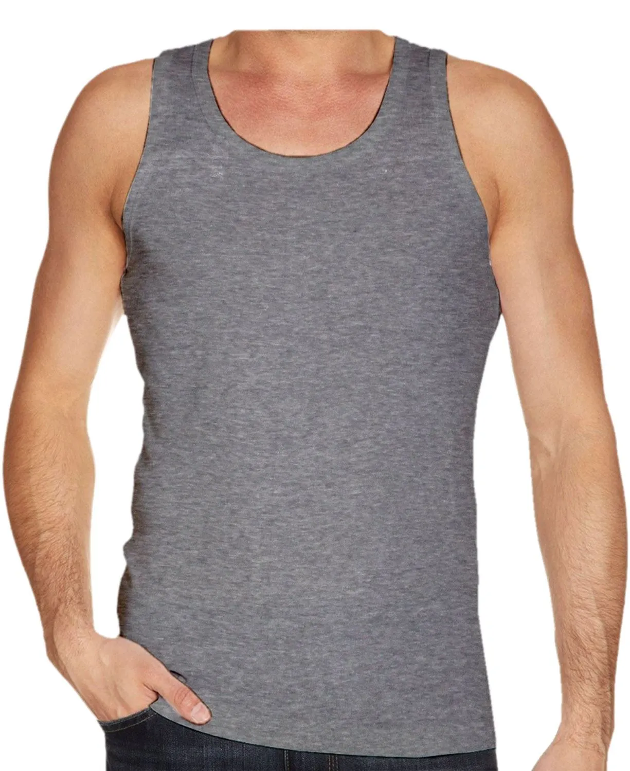 Mens Plain Vest Tank Top