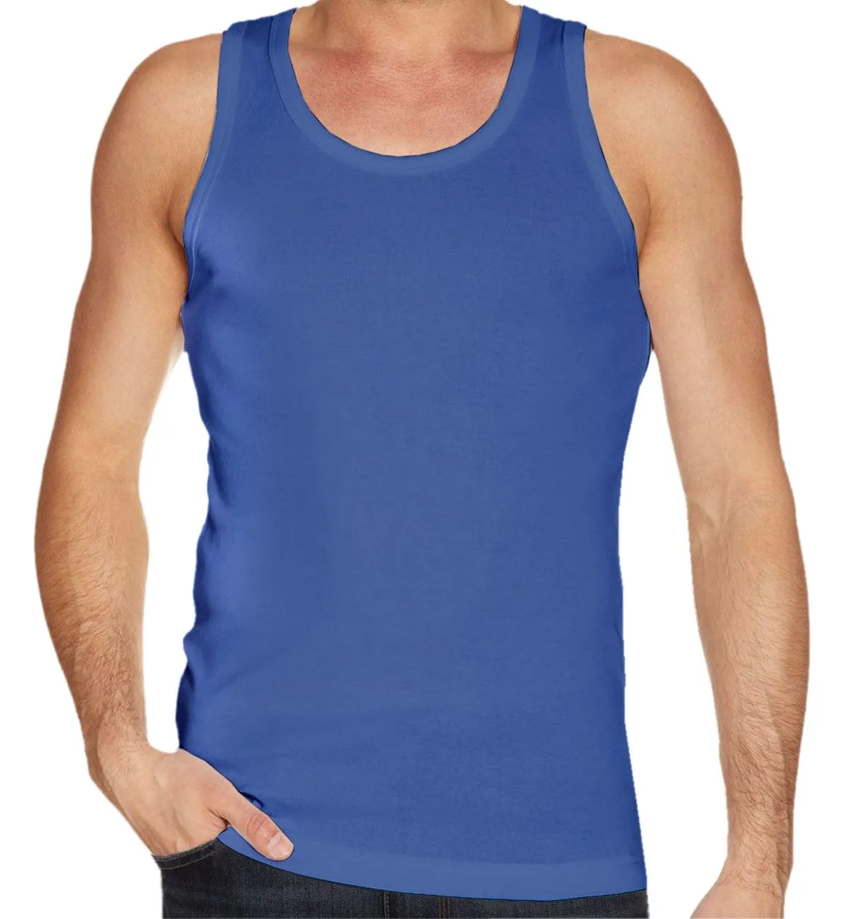 Mens Plain Vest Tank Top