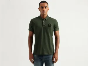 Men's Regular Fit Polo Collar Solid Tshirts