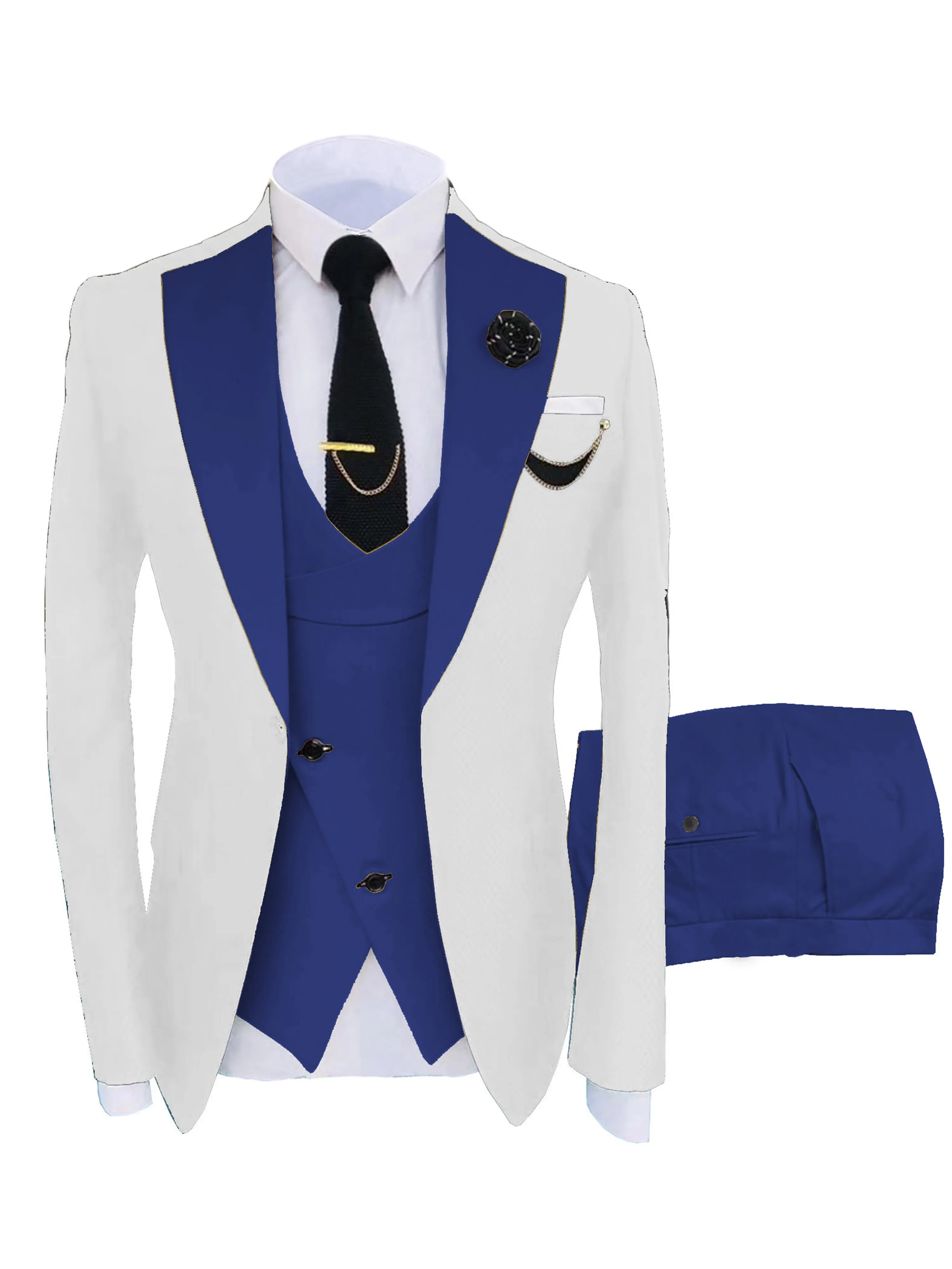 Men's Suits 3 Pieces Performance Suit Hot Sale Wedding Best Man Suits