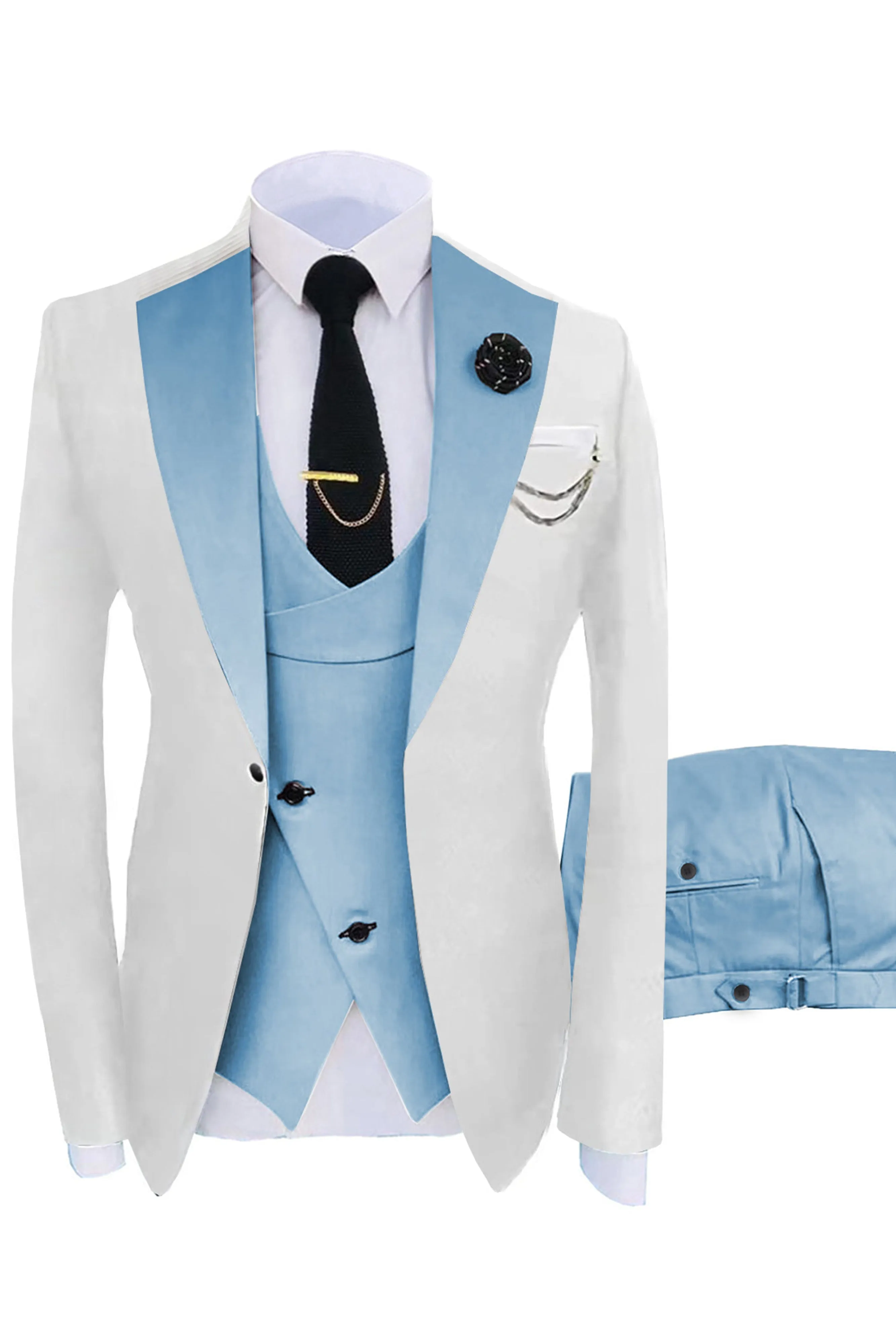 Men's Suits 3 Pieces Performance Suit Hot Sale Wedding Best Man Suits