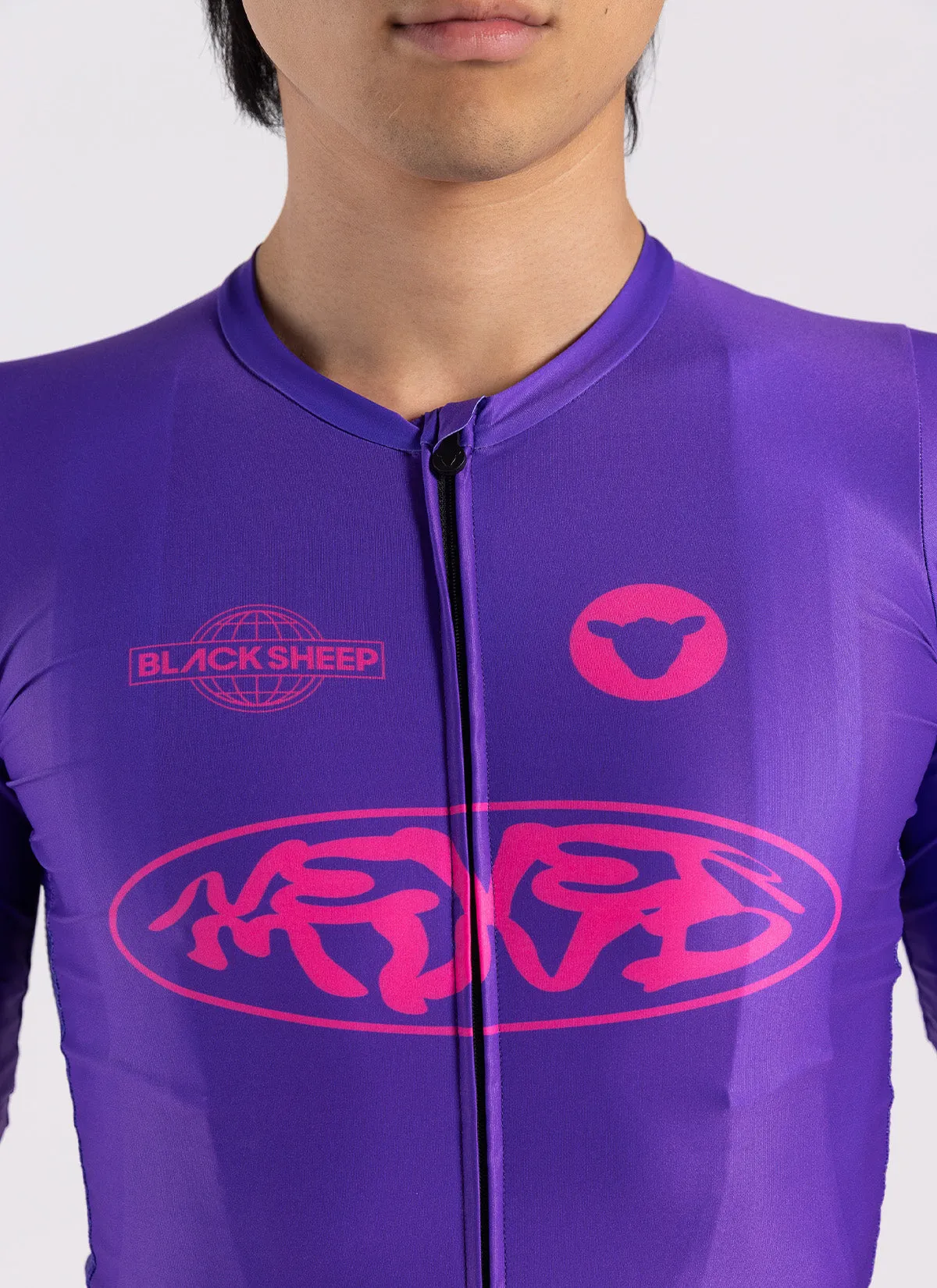 Men's Team SS Jersey - Never Mind Purple