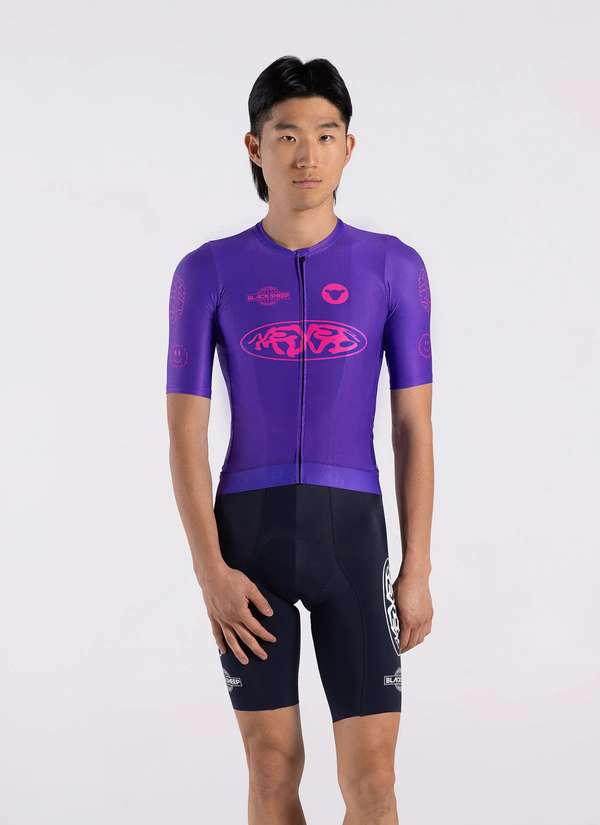 Men's Team SS Jersey - Never Mind Purple
