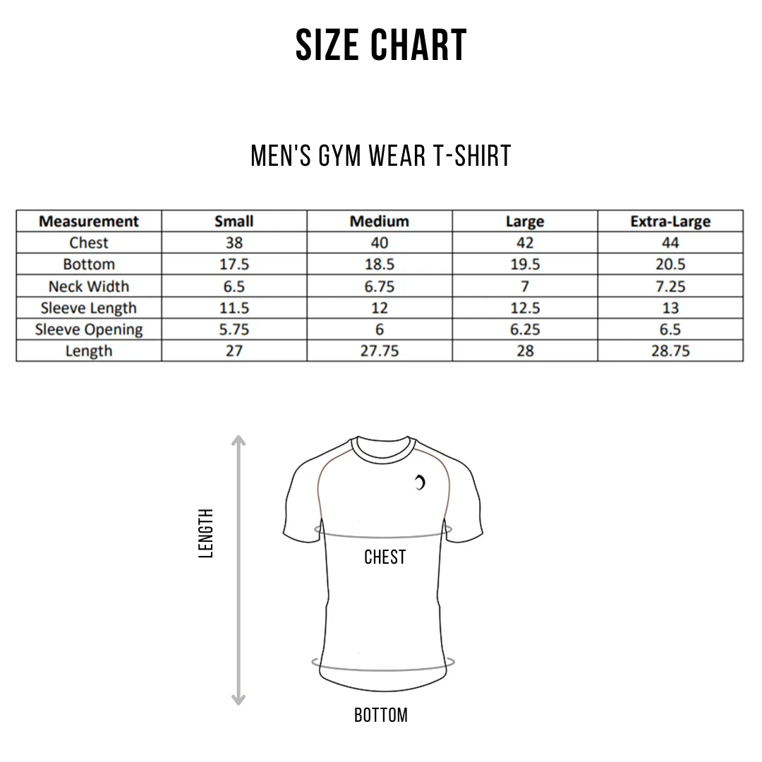 Men's Training T-shirt - Printed Blue
