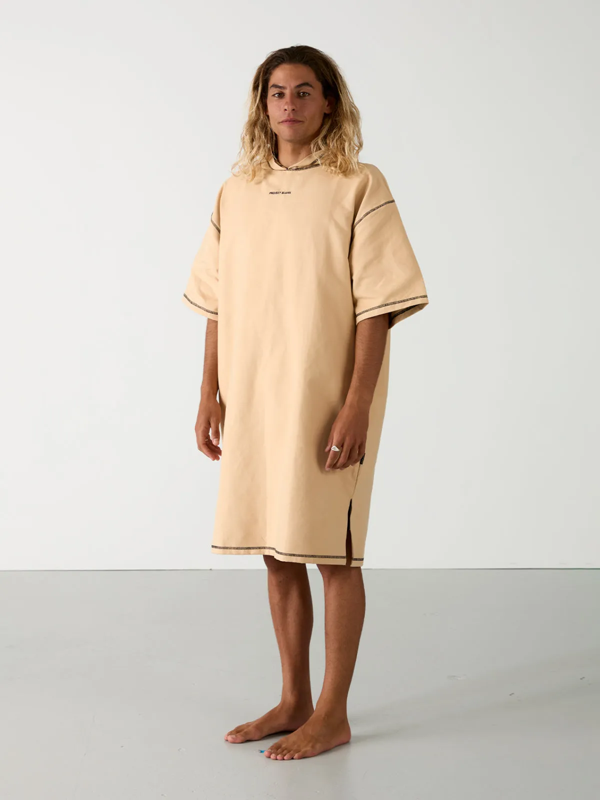 Men's Travel Poncho Towel | Tan