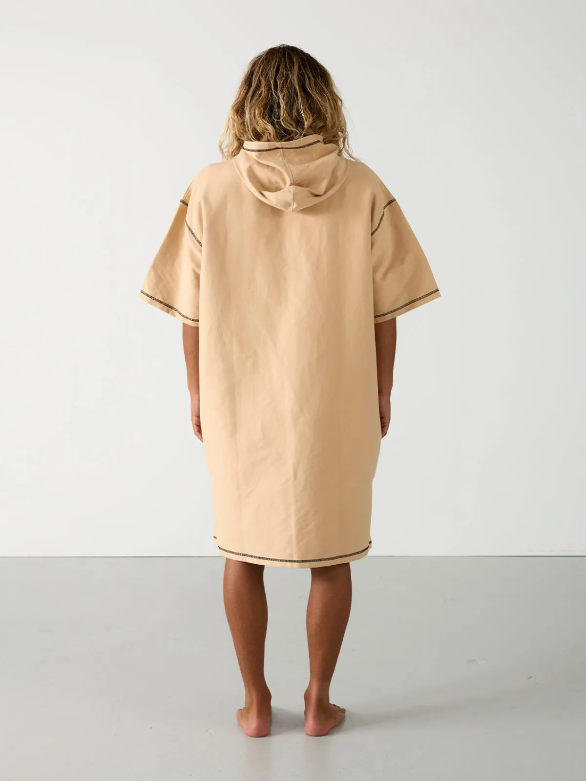 Men's Travel Poncho Towel | Tan