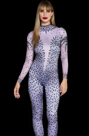 Meow Black and Nude Catsuit