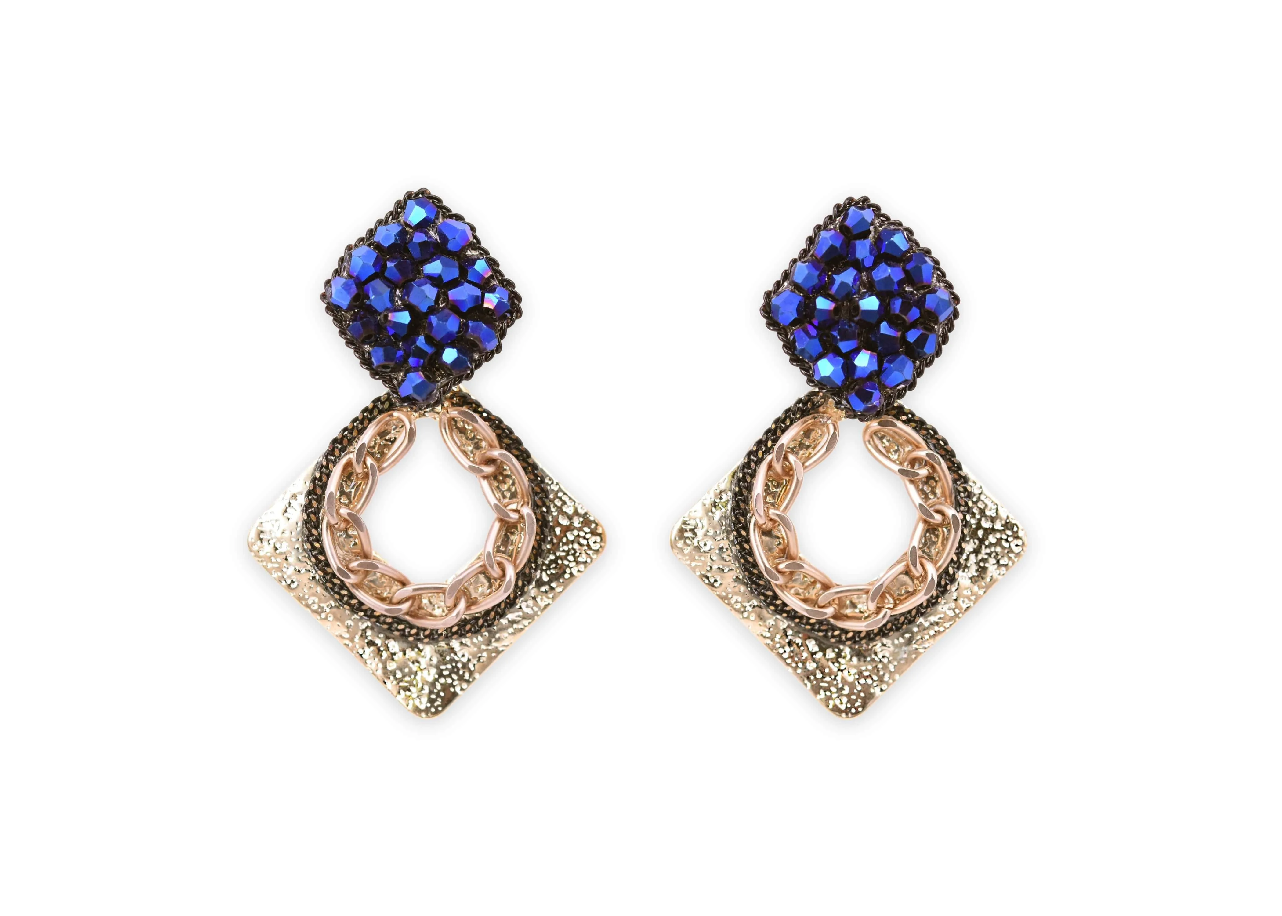 Modern style sapphire zirconia drops