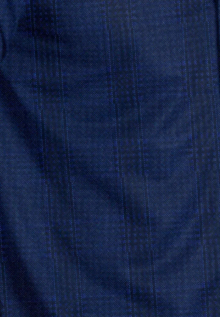 Moody Blues Plaid Long Sleeve Tech Shirt