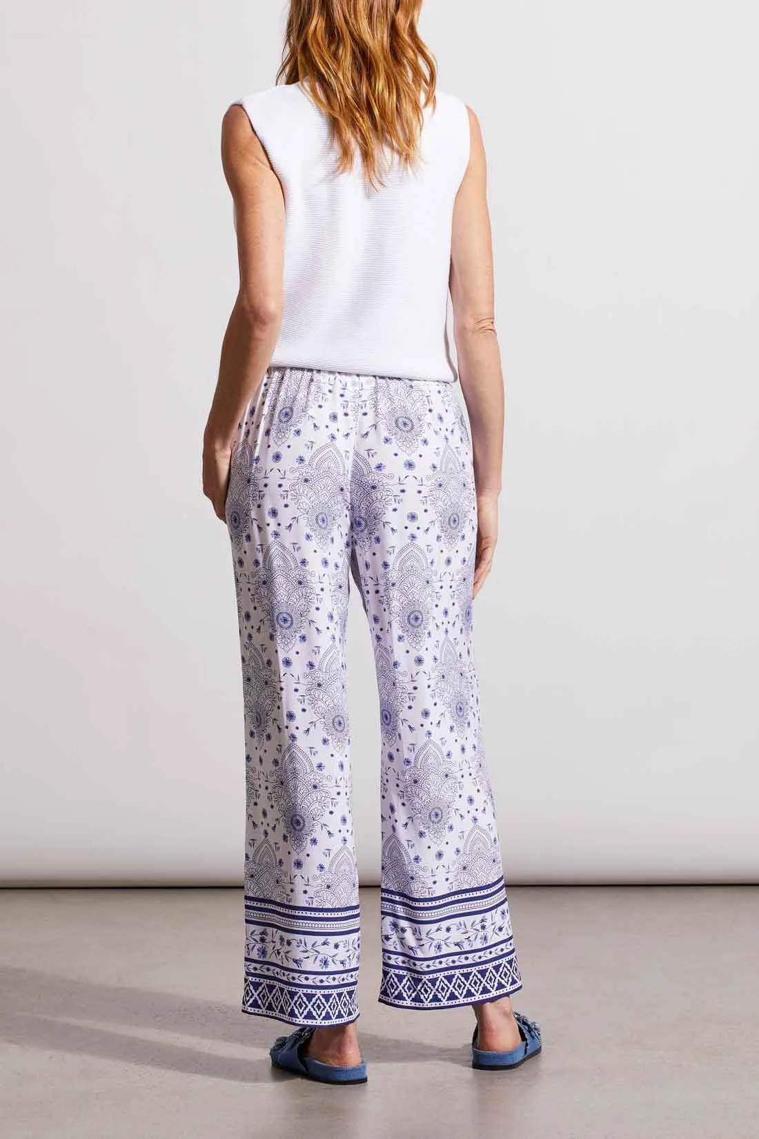 Morocco Blue Flowy Pant
