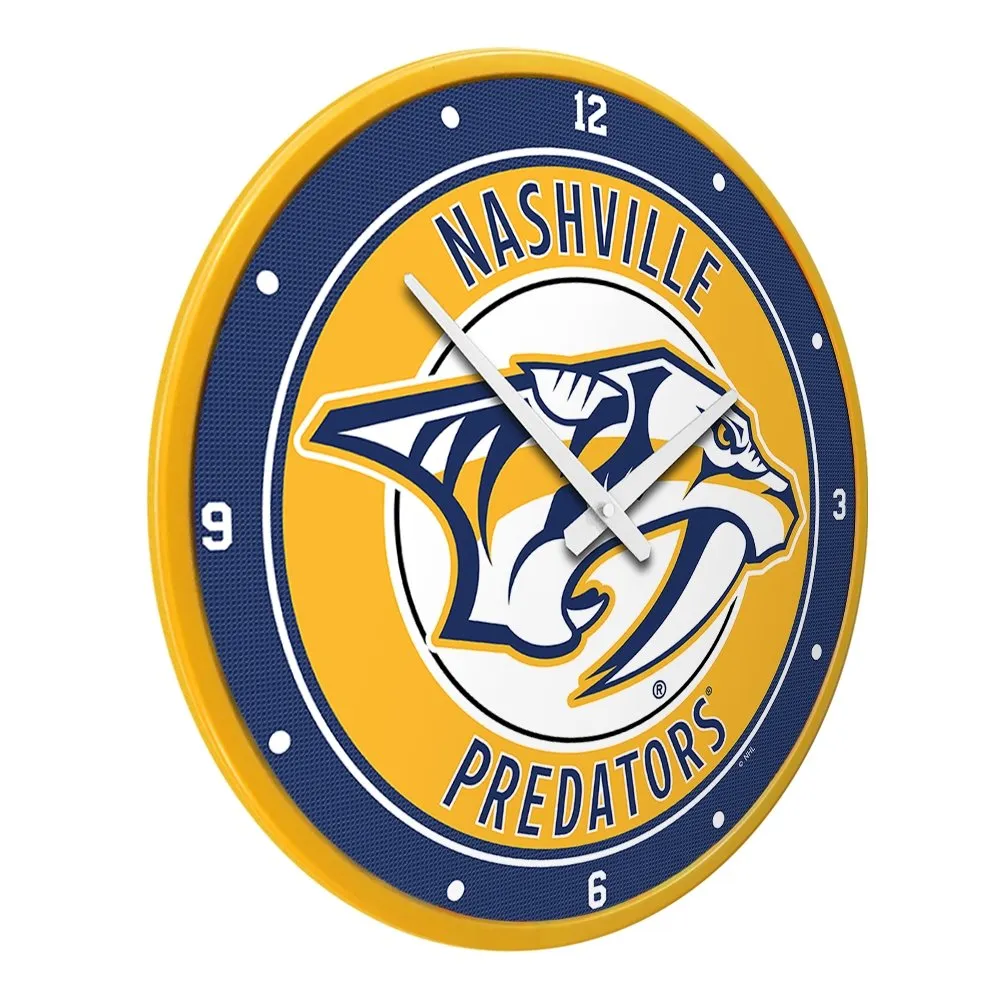 Nashville Predators: Modern Disc Wall Clock