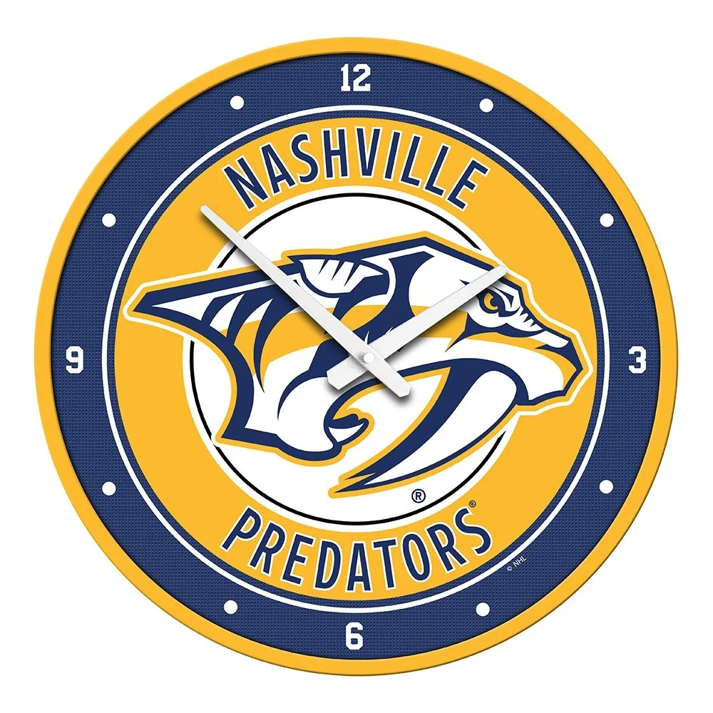Nashville Predators: Modern Disc Wall Clock