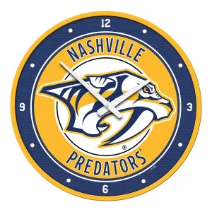 Nashville Predators: Modern Disc Wall Clock