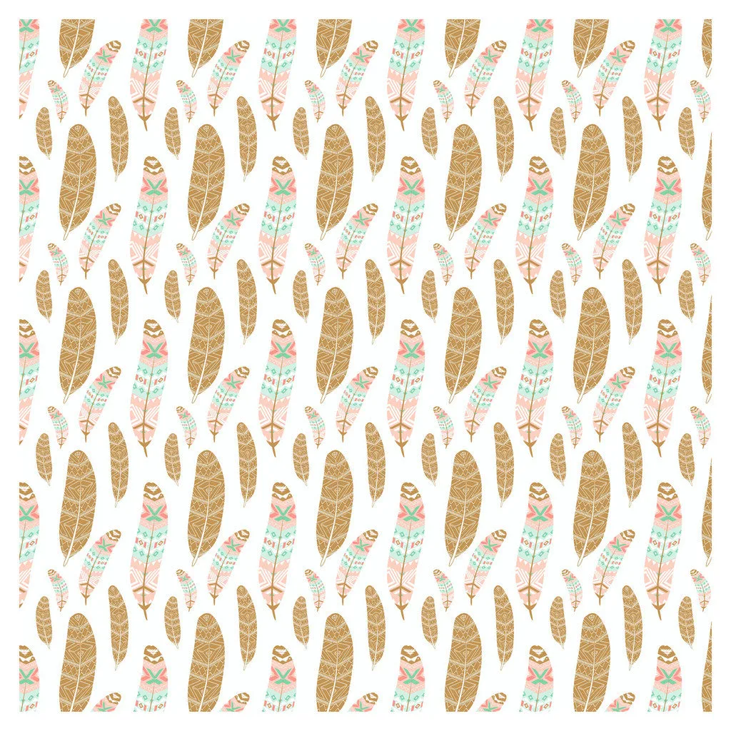 Navajo Aztec Tribal Feather Heat Transfer Vinyl Sheet