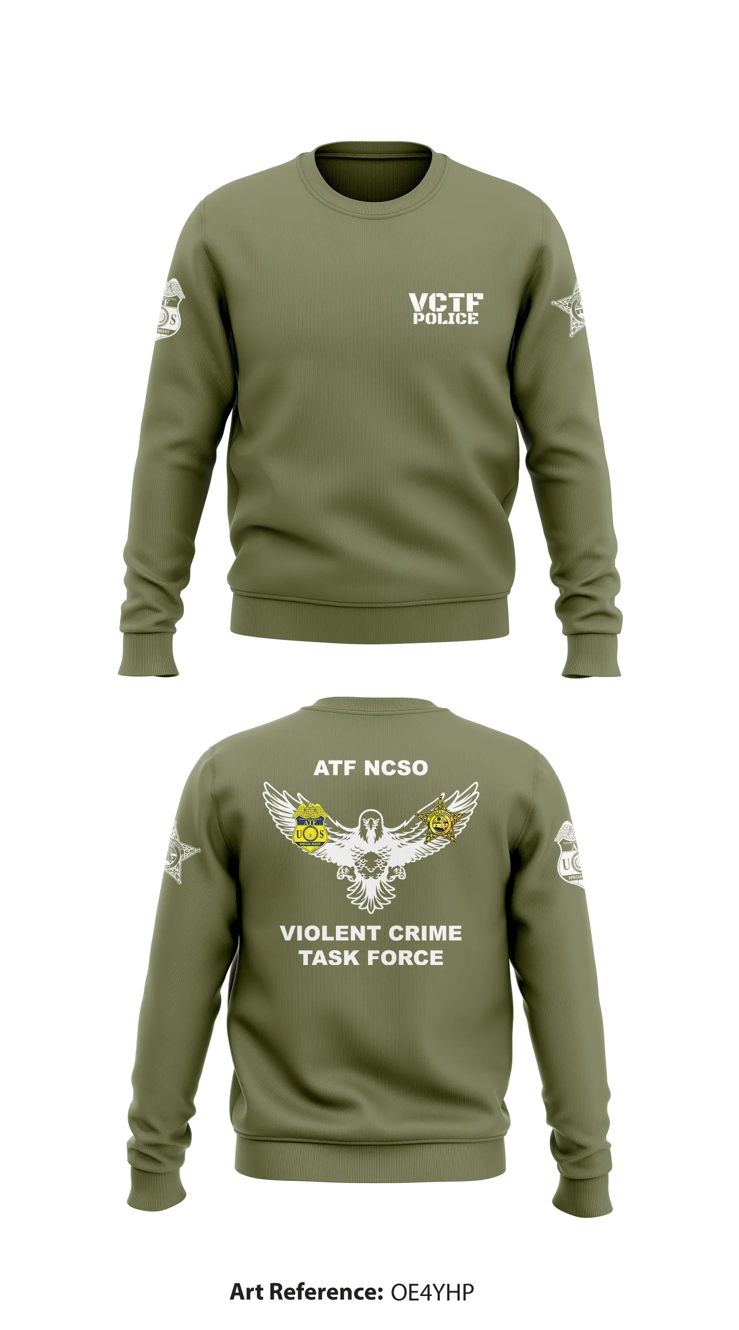 NCSO VCIT Store 1 Core Men's Crewneck Performance Sweatshirt - oE4YhP
