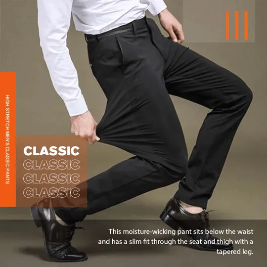 NEW STYLEHIGH STRETCH MEN'S CLASSIC PANTS