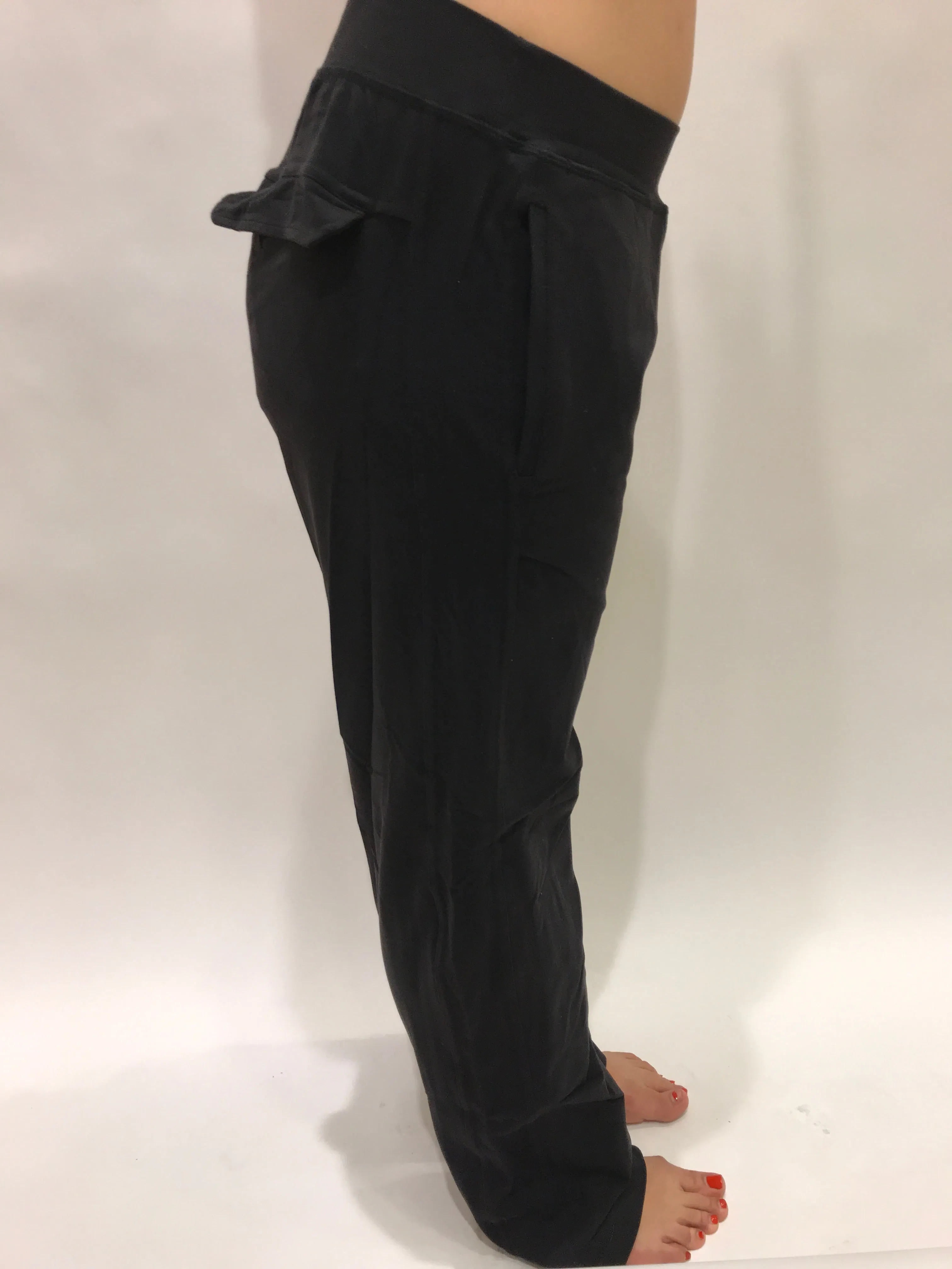NINJA PANTS UNISEX BLACK MICROFIBER