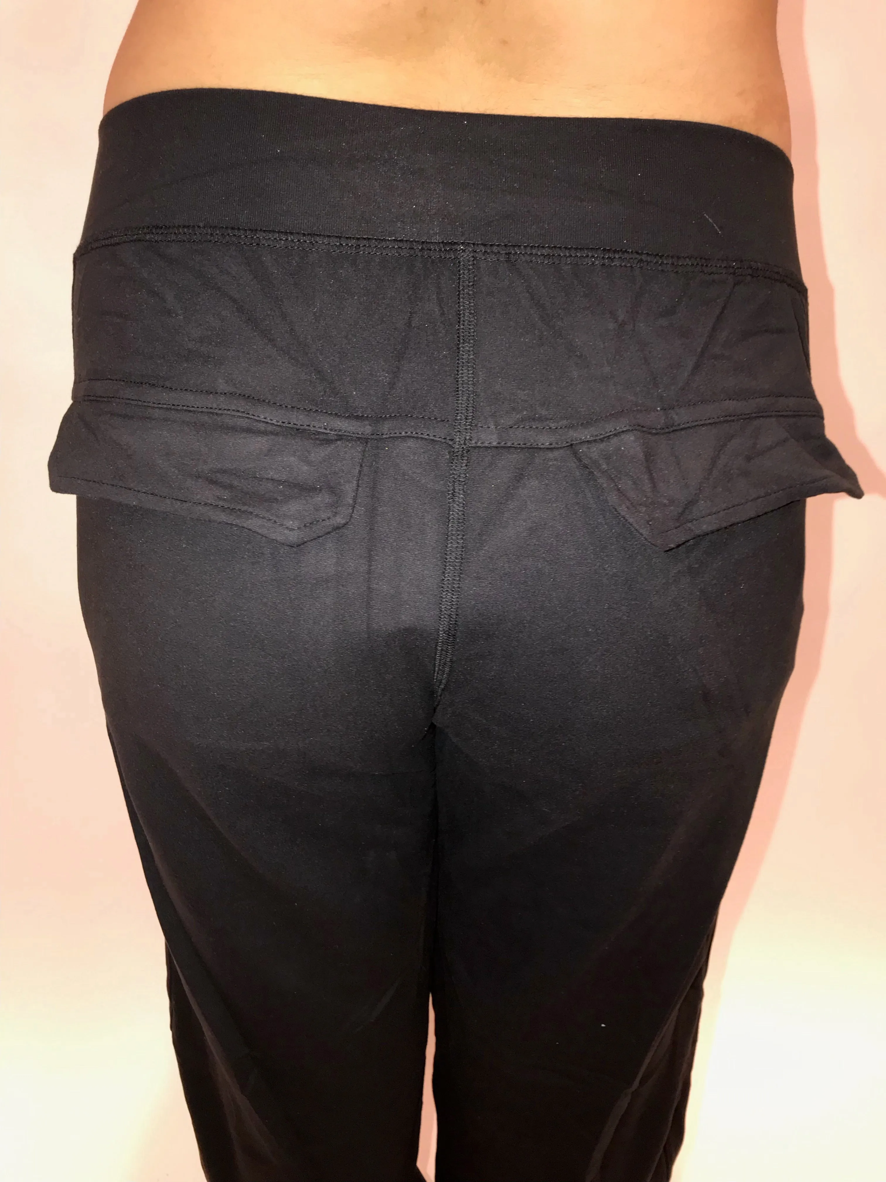 NINJA PANTS UNISEX BLACK MICROFIBER