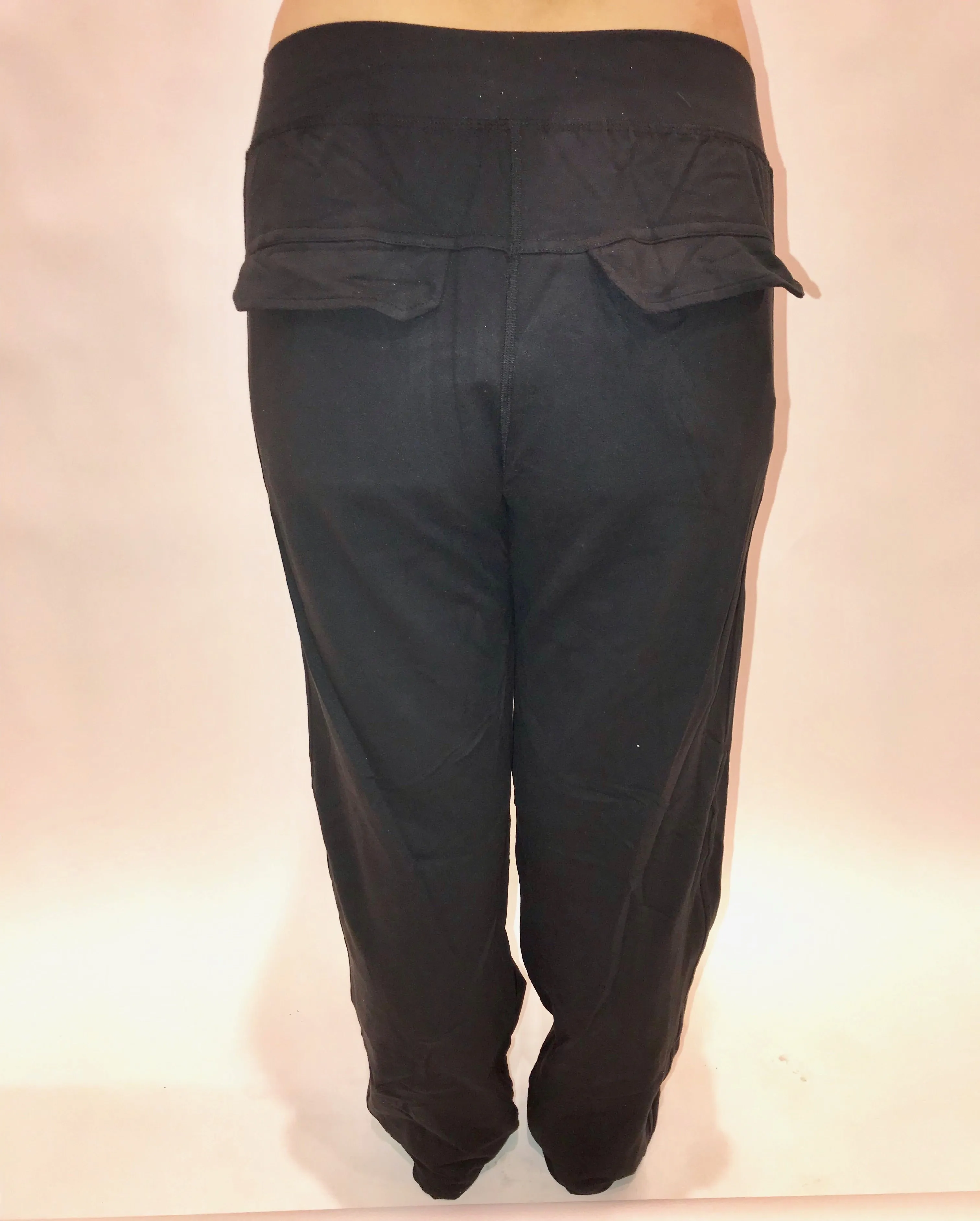 NINJA PANTS UNISEX BLACK MICROFIBER