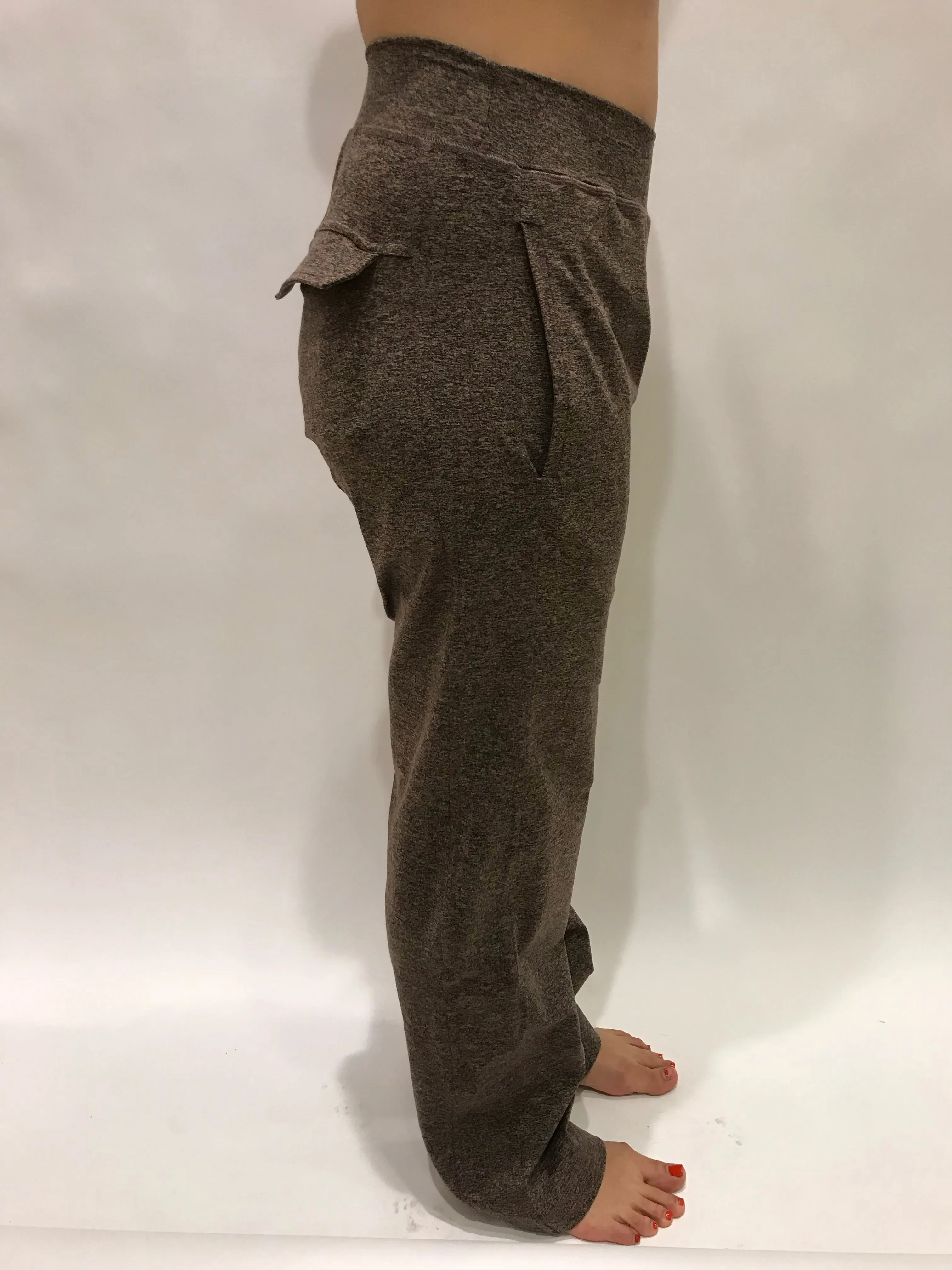 NINJA PANTS UNISEX BROWN MICROFIBER