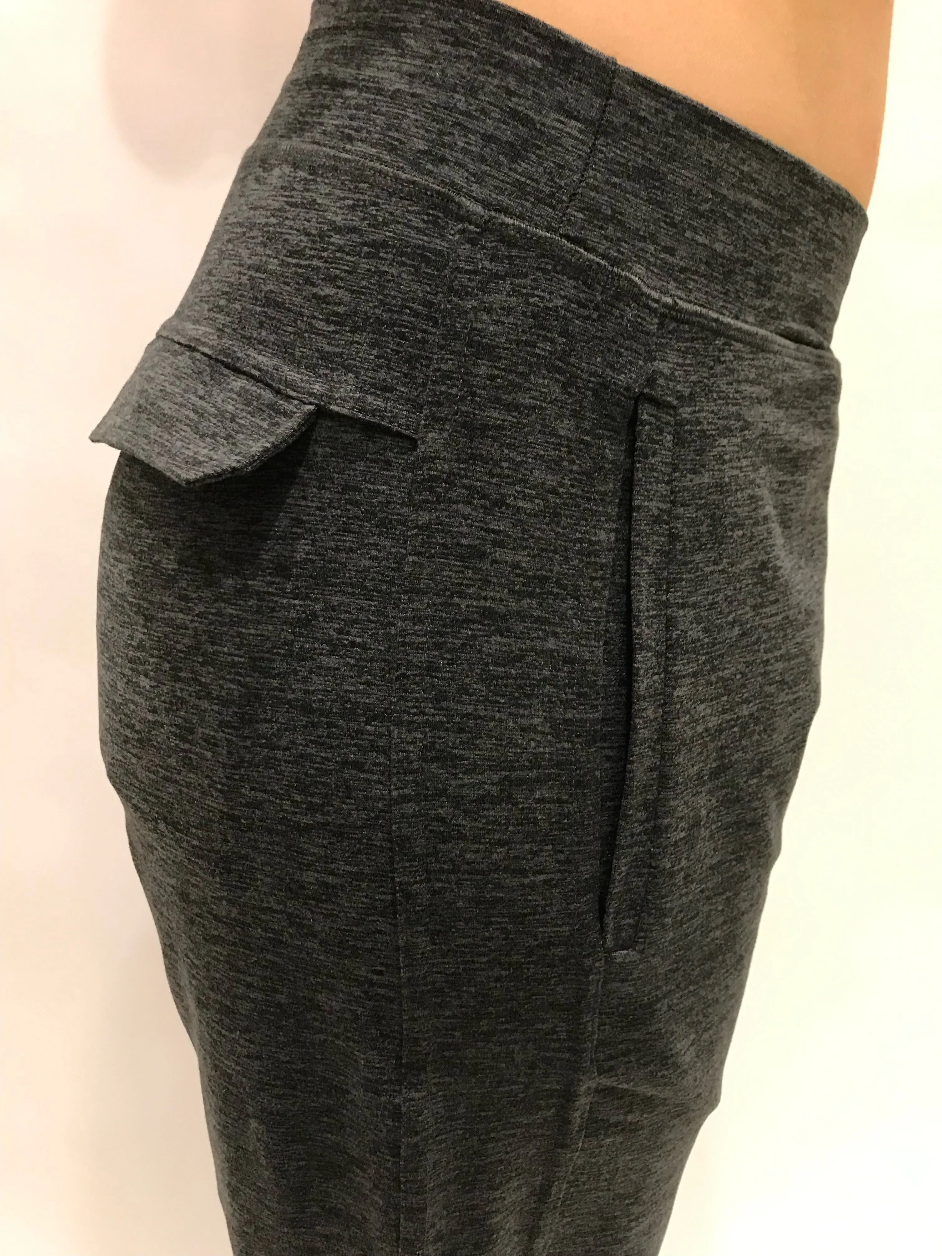 NINJA PANTS UNISEX DARK GREY MICROFIBER