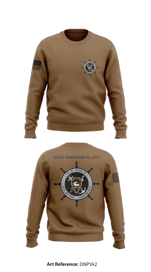 NTAG NORTHERN PLAINS Store 1 Core Men's Crewneck Performance Sweatshirt - DnPya2