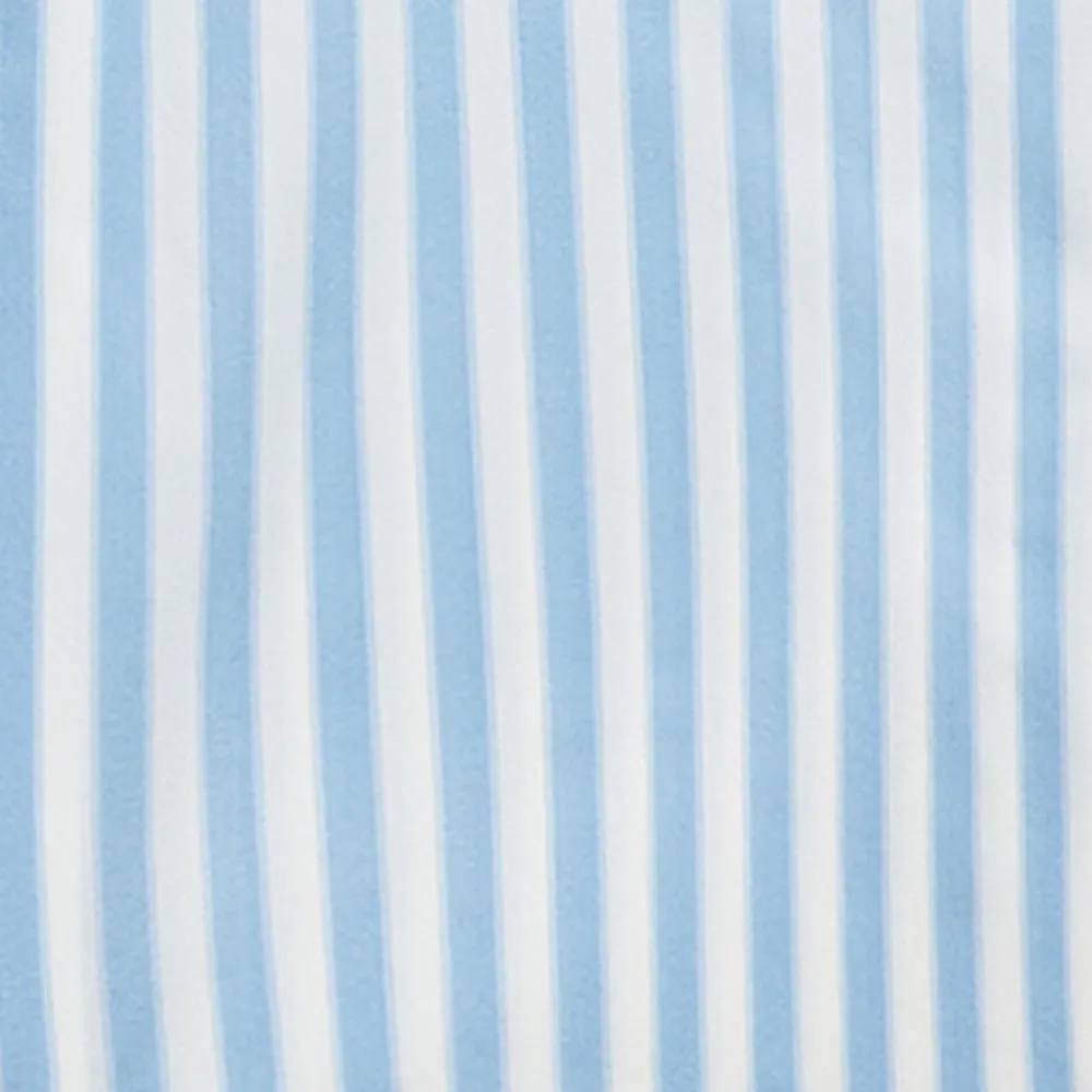 Nylon Stretch Bold Stripe - Blue